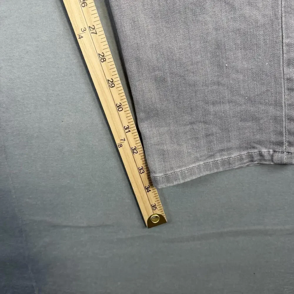 Joes Jeans The Brixton Mens 30 Gray Light Wash Straight Narrow Stretch Denim